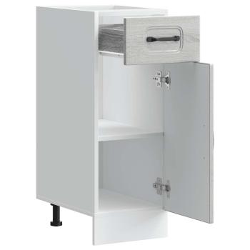 Küchenunterschrank Kalmar Grau Sonoma Holzwerkstoff