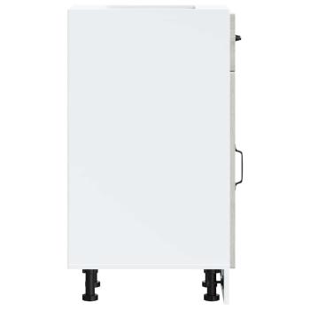 Küchenunterschrank Kalmar Grau Sonoma Holzwerkstoff