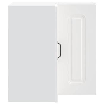 Küchen-Eckhängeschrank Kalmar Weiß Holzwerkstoff