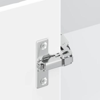 Küchen-Eckhängeschrank Kalmar Weiß Holzwerkstoff