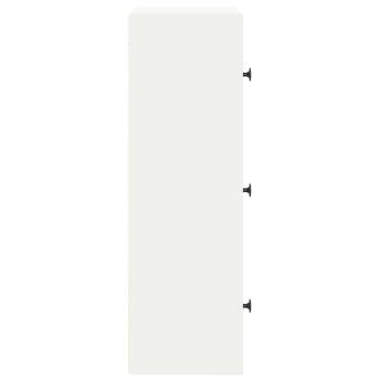 Bücherregal Weiß 40x24x77 cm Holzwerkstoff