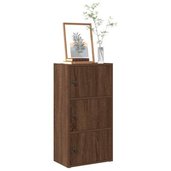 ARDEBO.de - Bücherregal Braun Eichen-Optik 40x24x77 cm Holzwerkstoff