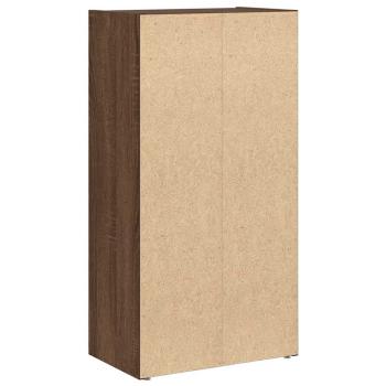 Bücherregal Braun Eichen-Optik 40x24x77 cm Holzwerkstoff