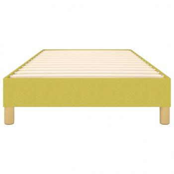 Bettgestell ohne Matratze Grün 100x200 cm Stoff