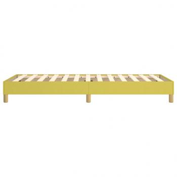 Bettgestell ohne Matratze Grün 100x200 cm Stoff