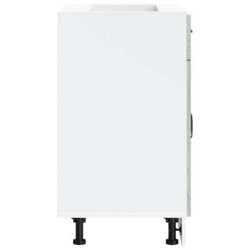 Küchenunterschrank Kalmar Grau Sonoma Holzwerkstoff