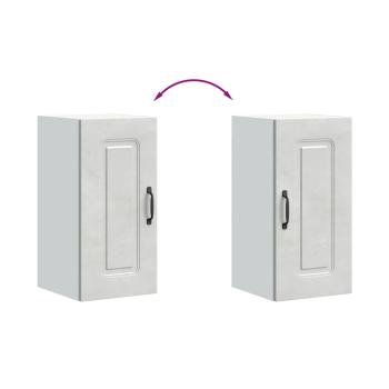 ARDEBO.de - Küchen-Hängeschrank Kalmar Betongrau Holzwerkstoff