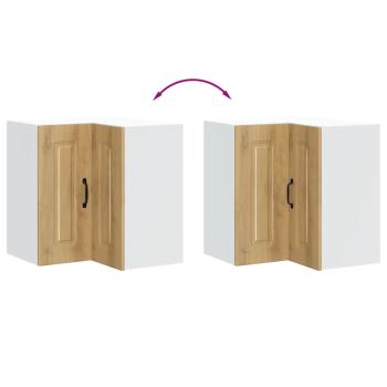 Küchen-Eckhängeschrank Kalmar Artisan-Eiche Holzwerkstoff