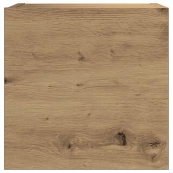 ARDEBO.de - 7-tlg. TV-Schrank-Set Wandmontage Artisan-Eiche Holzwerkstoff