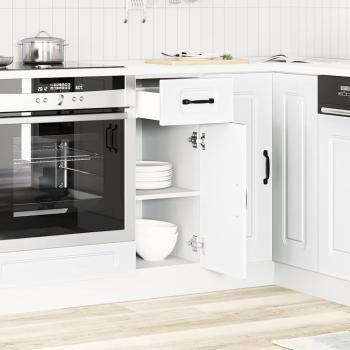 ARDEBO.de - Küchenunterschrank Kalmar Weiß Holzwerkstoff