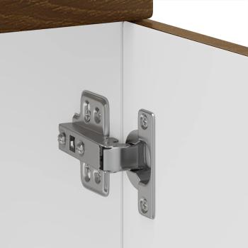 ARDEBO.de - Küchenunterschrank Kalmar Braun Eichen-Optik Holzwerkstoff