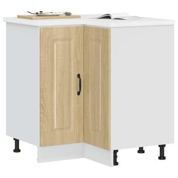 ARDEBO.de - Küchen-Eckunterschrank Kalmar Sonoma-Eiche Holzwerkstoff