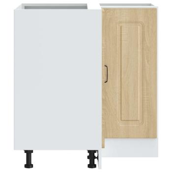 Küchen-Eckunterschrank Kalmar Sonoma-Eiche Holzwerkstoff