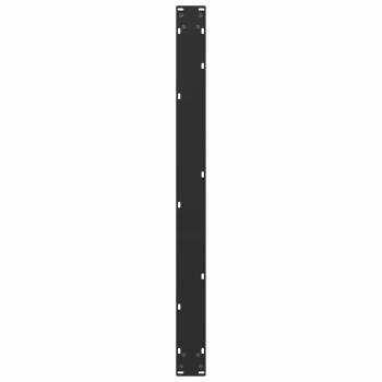 ARDEBO.de - Esstischbeine U-Form 3 Stk. Schwarz 100x(72-73) cm Stahl