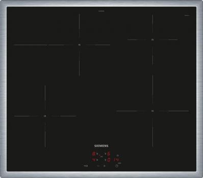 Siemens PQ521IB02 Einbau-Herd-Set mit Induktionskochfeld (EI645CFB6E + HE578BBS4), 60 cm breit, 71 L, activeClean, cookControl30, 3D Heißluft, Rahmen aufliegend, schwarz