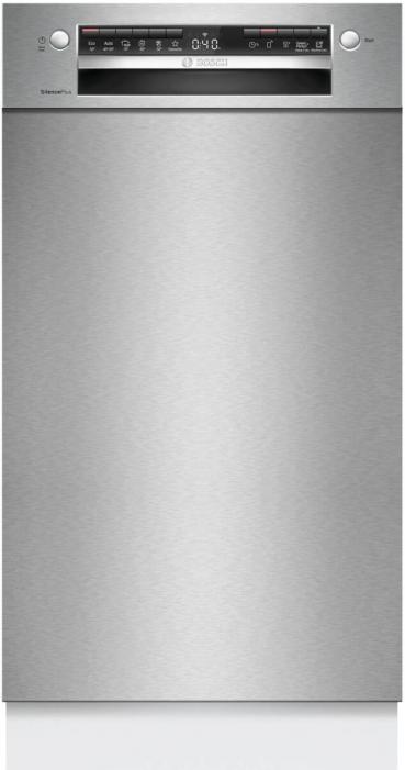 ARDEBO.de Bosch SPU4HMS10E Serie 4 Unterbau Geschirrspüler, 45 cm breit, 10 Maßgedecke, AquaStop, Kindersicherung, Vario Schublade, HomeConnect, Gebürsteter Stahl