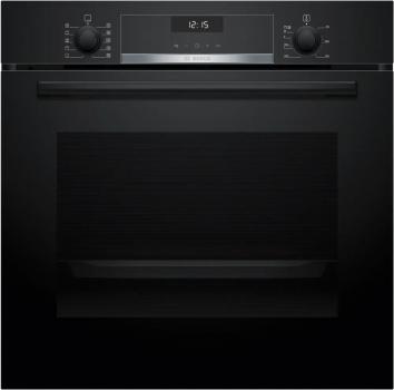 ARDEBO.de Bosch HBG537BB3 Serie 6 EEK: A+ Einbaubackofen, 71 L, 60 cm breit, 3D-Heißluft, AutoPilot 10, Versenkknebel, Eco Clean-Programm, Hydrolytisch, schwarz