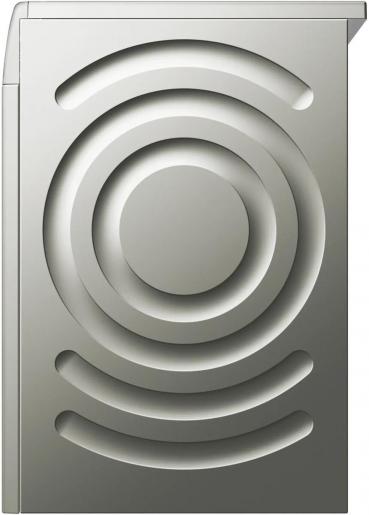 Bosch WGB2560X1 Serie 8 10kg Frontlader Waschmaschine, 60 cm breit, 1600 U/Moin, AquaStop, Fleckenautomatik, 4D Wash System, Nachlegefunktion, Silber-inox