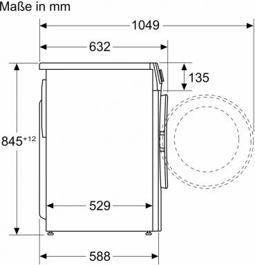 Bosch WGE02471 Serie 2 7kg Frontlader Waschmaschine, 60 cm breit, 1400 U/Min, AquaStop, Speed Perfect, Active Water Plus, Nachlegefunktion, weiß