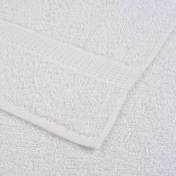 Waschlappen 50 Stk. Weiß 15x21 cm 360 g/m² 100% Baumwolle