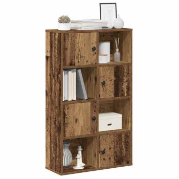 ARDEBO.de - Bücherregal Altholz-Optik 60x24x101,5 cm Holzwerkstoff