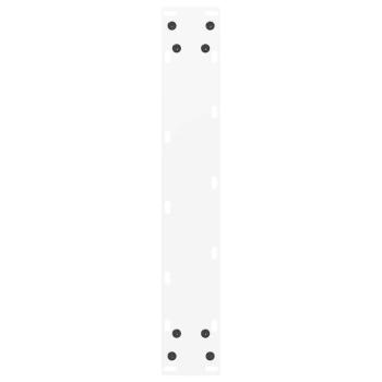 Couchtischbeine U-Form 2 Stk. Weiß 50x(90-91) cm Stahl