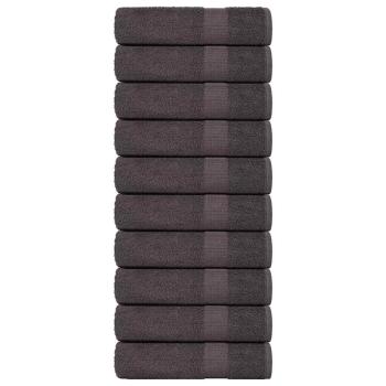 ARDEBO.de - Handtücher 10 Stk. Anthrazit 50x100 cm 360 g/m² 100% Baumwolle