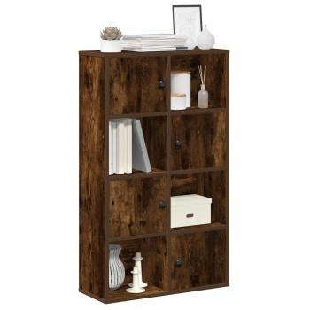 ARDEBO.de - Bücherregal Räuchereiche 60x24x101,5 cm Holzwerkstoff