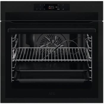 ARDEBO.de AEG BPE748380T A++ Einbaubackofen, 60 cm breit, 71L, Pyrolyse, WLAN-fähig, Grillfunktion, Kindersicherung, Kühlgebläse, schwarz matt