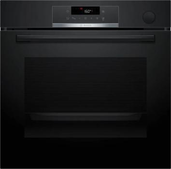 ARDEBO.de Bosch HRG532BB3 Serie 4 EEK: A+ Einbaubackofen mit Dampfunterstützung, 71 L, 60 cm breit, 3D-Heißluft, AutoPilot 15, Eco Clean-Programm, Hydrolytisch, schwarz