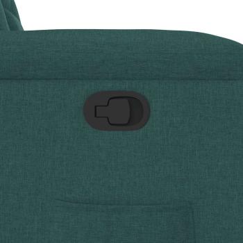 Relaxsessel mit Aufstehhilfe Dunkelgrün Stoff