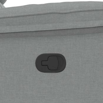 Relaxsessel Hellgrau Stoff