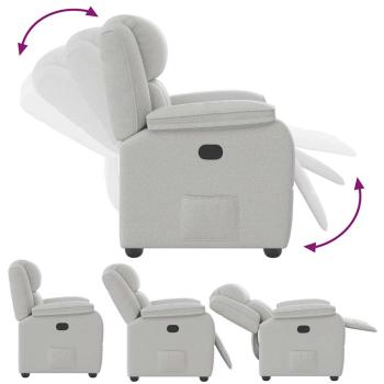 Relaxsessel Wolkengrau Stoff