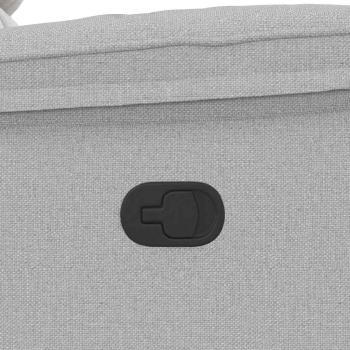 Relaxsessel Wolkengrau Stoff