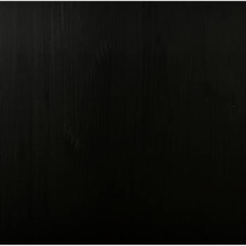 Rollschrank mit Schubladen MOSS Schwarz Massivholz Kiefer