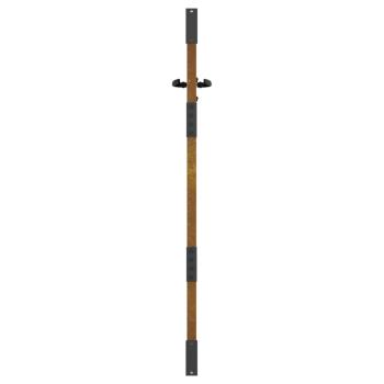Gartentor 85x150 cm Cortenstahl Bambus-Design