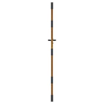 Gartentor 85x200 cm Cortenstahl Bambus-Design