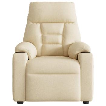 Massagesessel Elektrisch Creme Stoff