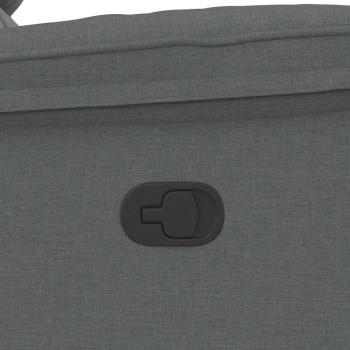 Relaxsessel Dunkelgrau Stoff