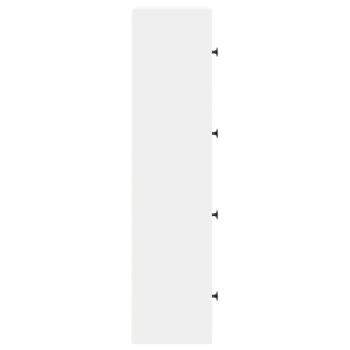 Bücherregal Weiß 40x24x102 cm Holzwerkstoff