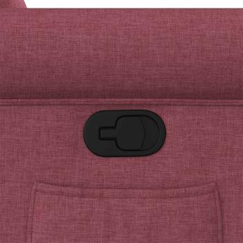 Relaxsessel Weinrot Stoff