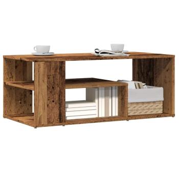 ARDEBO.de - Couchtisch Altholz-Optik 100x50x40 cm Holzwerkstoff