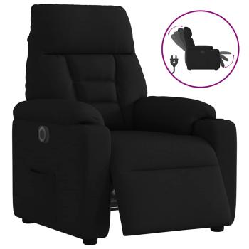 ARDEBO.de - Relaxsessel Elektrisch Schwarz Stoff