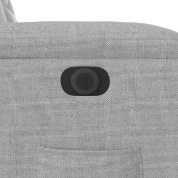 Relaxsessel Elektrisch Wolkengrau Stoff