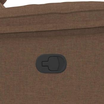 Relaxsessel Braun Stoff