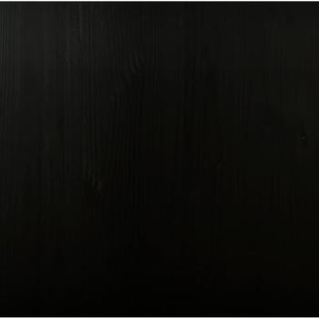 Rollschrank mit Schubladen MOSS Schwarz Massivholz Kiefer