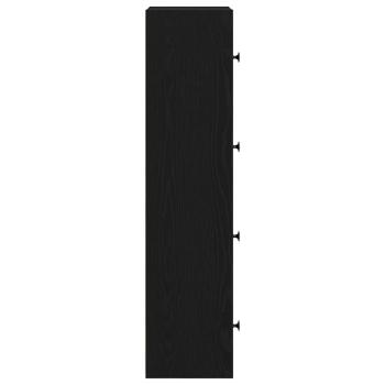 Bücherregal Schwarz Eichen-Optik 40x24x102 cm Holzwerkstoff