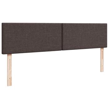 Ottoman-Bett mit Matratze Dunkelbraun 180x200 cm Stoff