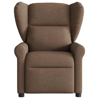 Relaxsessel Braun Stoff