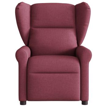 Massagesessel Weinrot Stoff